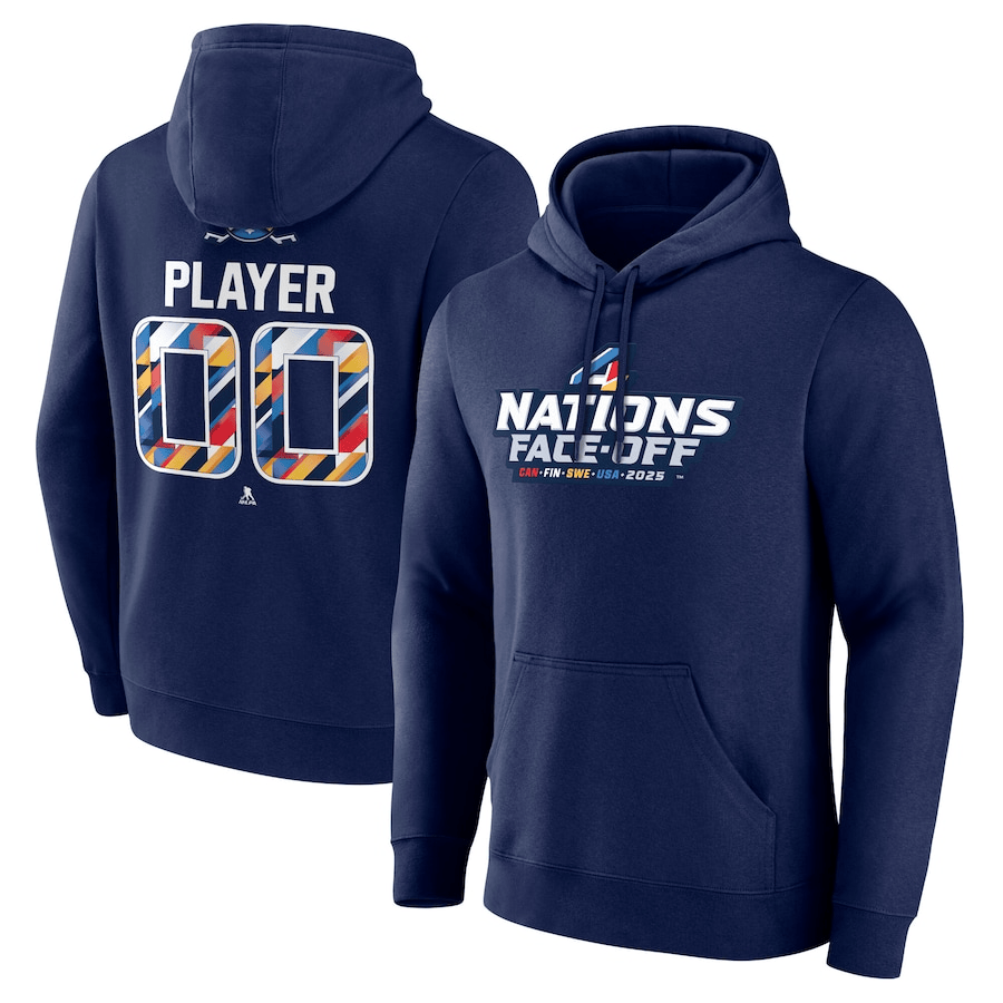 Fanatics 2025 4 Nations Face-Off Pullover Navy Hoodie
