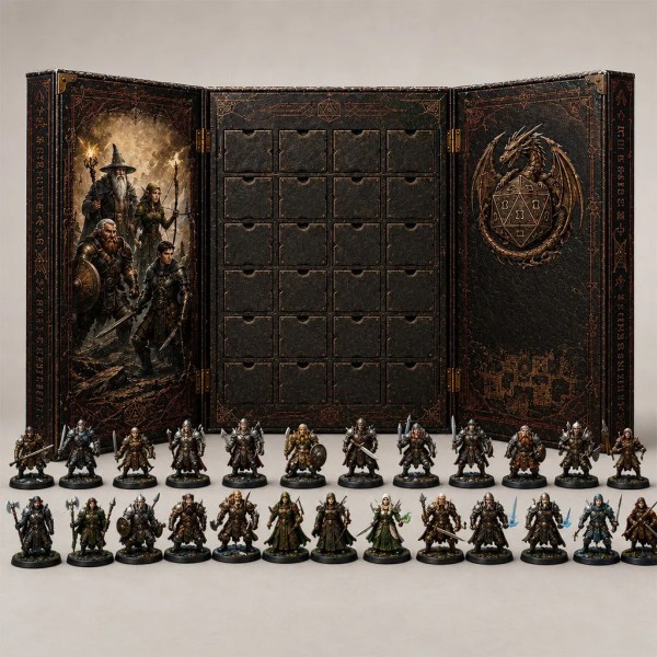 Fantasy Quest Advent Calendar 2026 24 Days Christmas Mystery Ornaments Fantasy Adventure Gift -Joyoce - Image 2