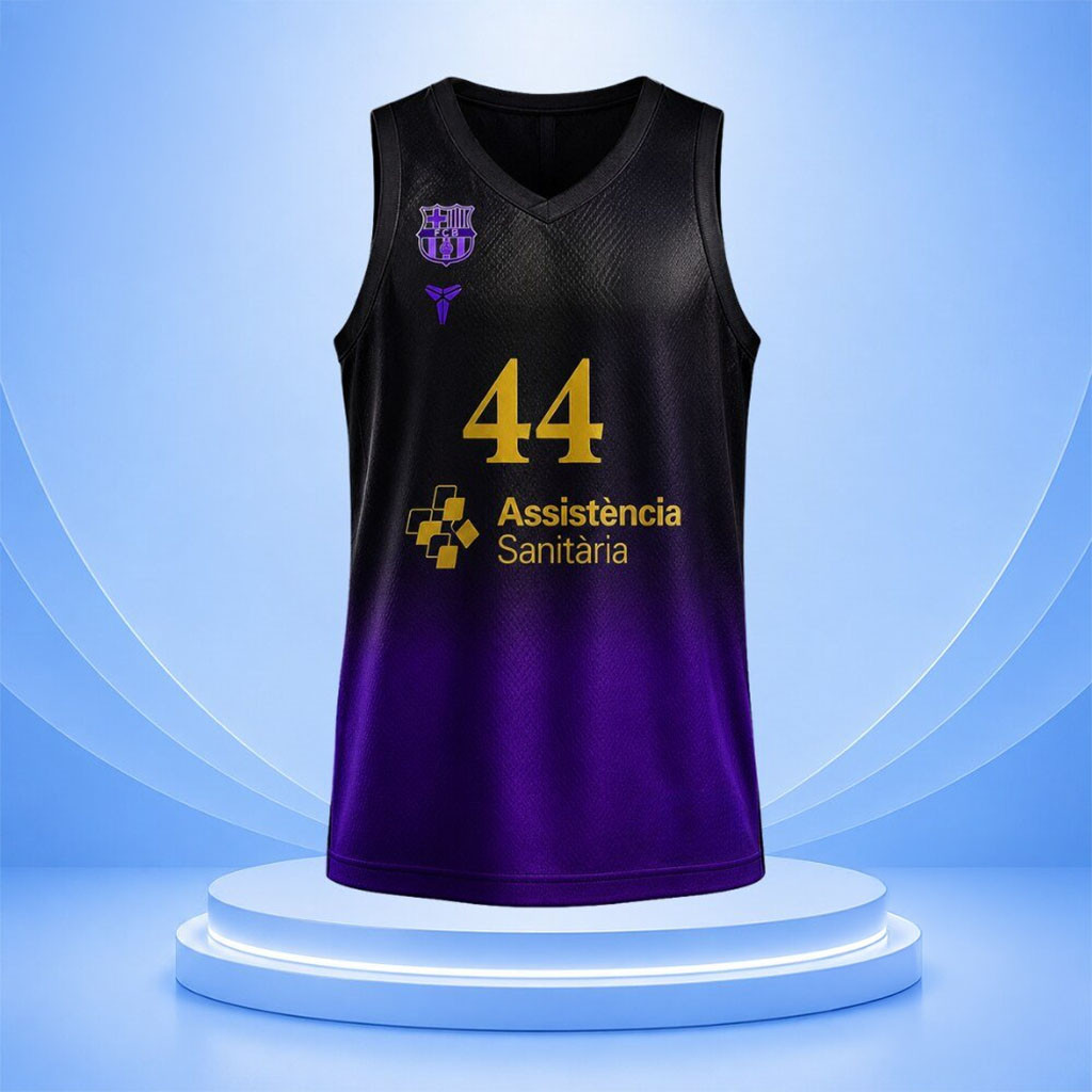 FC Barcelona X Kobe Second Kit 2026 27 Basketball Jersey FC Barcelona Merch Fan Gifts