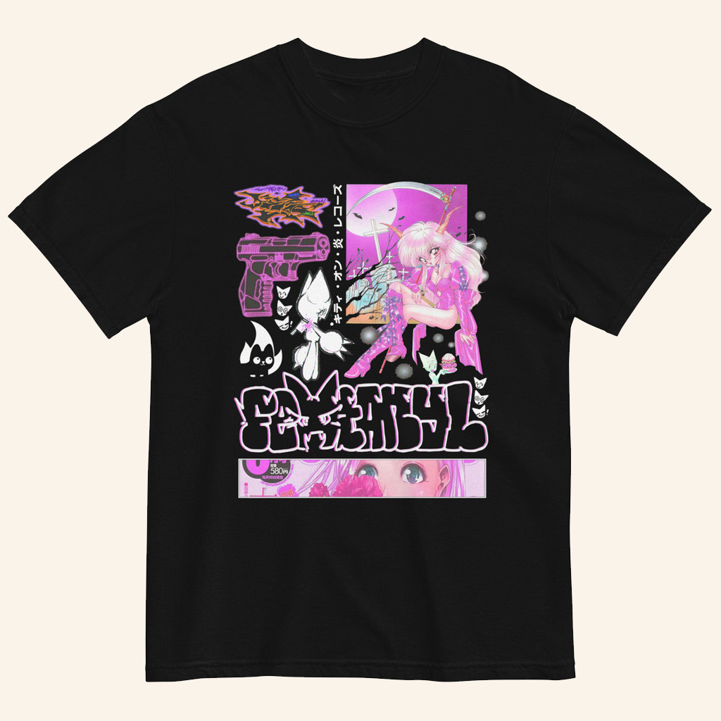 Femtanyl Merch Femtanyl Acheter Anime T-Shirt Presents For Music Lovers