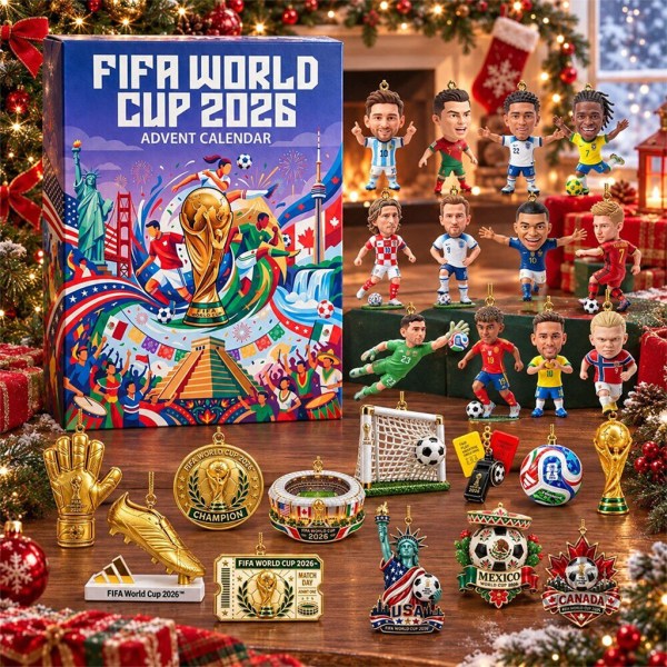 FIFA World Cup 2026 Advent Calendar Christmas Countdown Box FIFA Merch Gift For Football Fans - Image 2