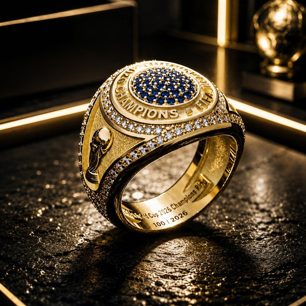 FIFA World Cup 2026 Champions Ring FIFA Championship Merch WC Winners Gear Gift For Fans