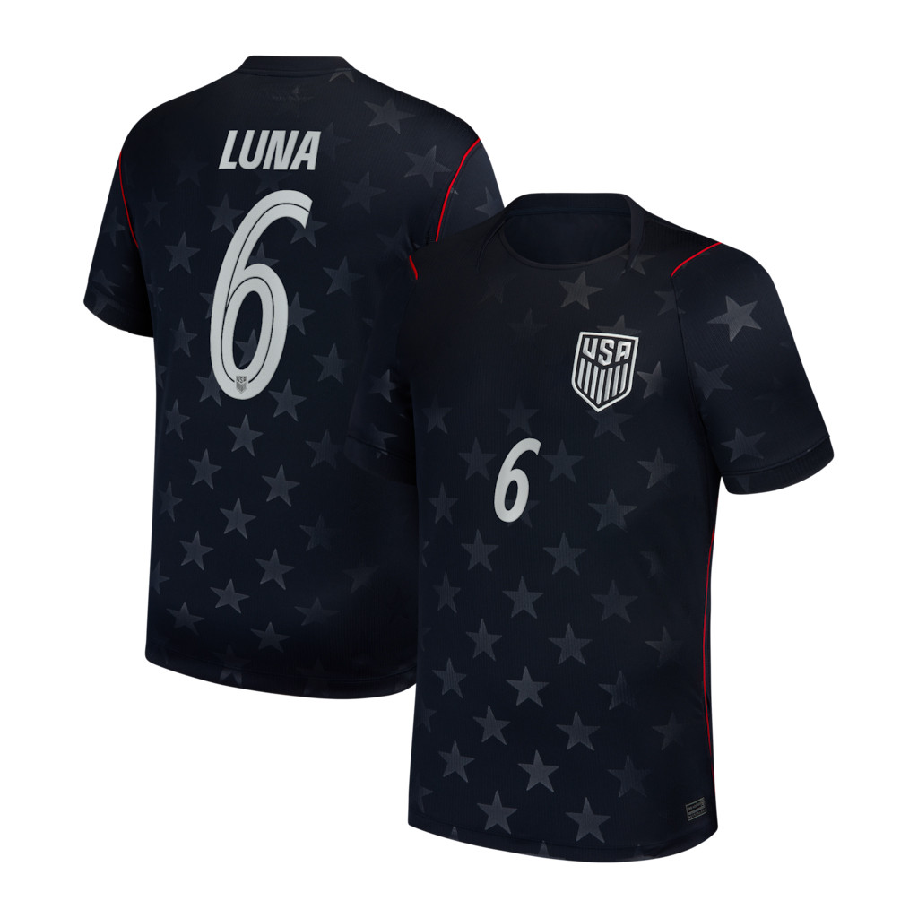 FIFA World Cup 2026 Merch #6 Diego Luna USMNT 2026 27 Away Stadium Jersey Gifts For Fan