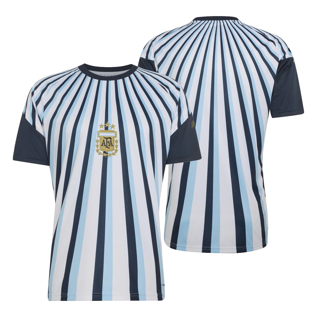 FIFA World Cup 2026 Merch Argentina 26 Home Warm-Up Jersey Men's Game Day Shirt Fan Gifts