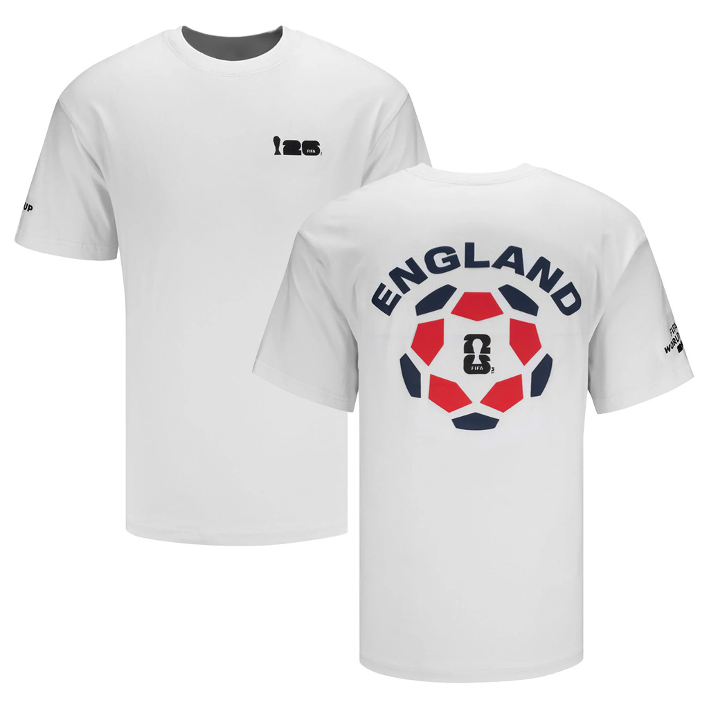 FIFA World Cup 2026 Merch England National Team Puff T-Shirt Game Day Merch Gift For WC Fans