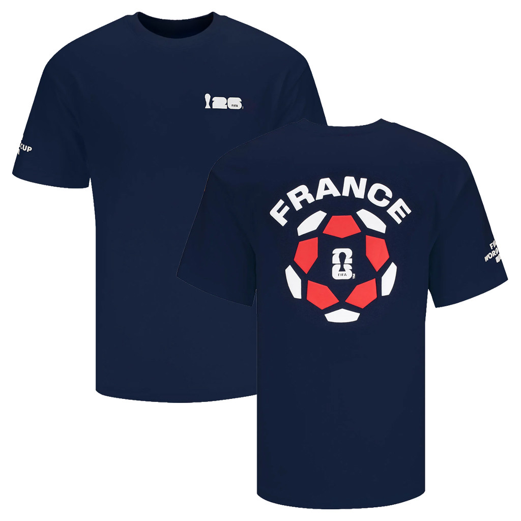 FIFA World Cup 2026 Merch France National Team Puff T-Shirt Game Day Shirt Gift For WC Fans