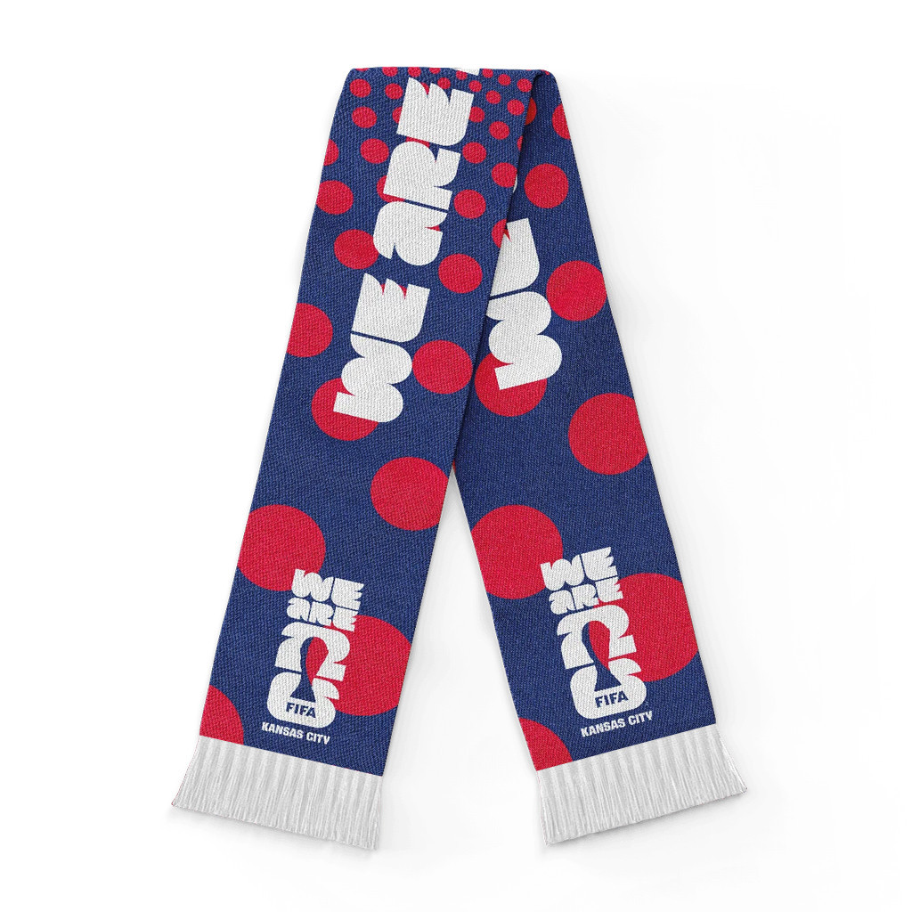 FIFA World Cup 2026 Merch Kansas City Host City Scarf We Are Kansas City Game Day Gears