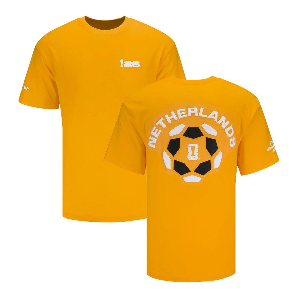 FIFA World Cup 2026 Merch Netherlands Puff T-Shirt We Are 26 FIFA Merch Gifts For Football Fans