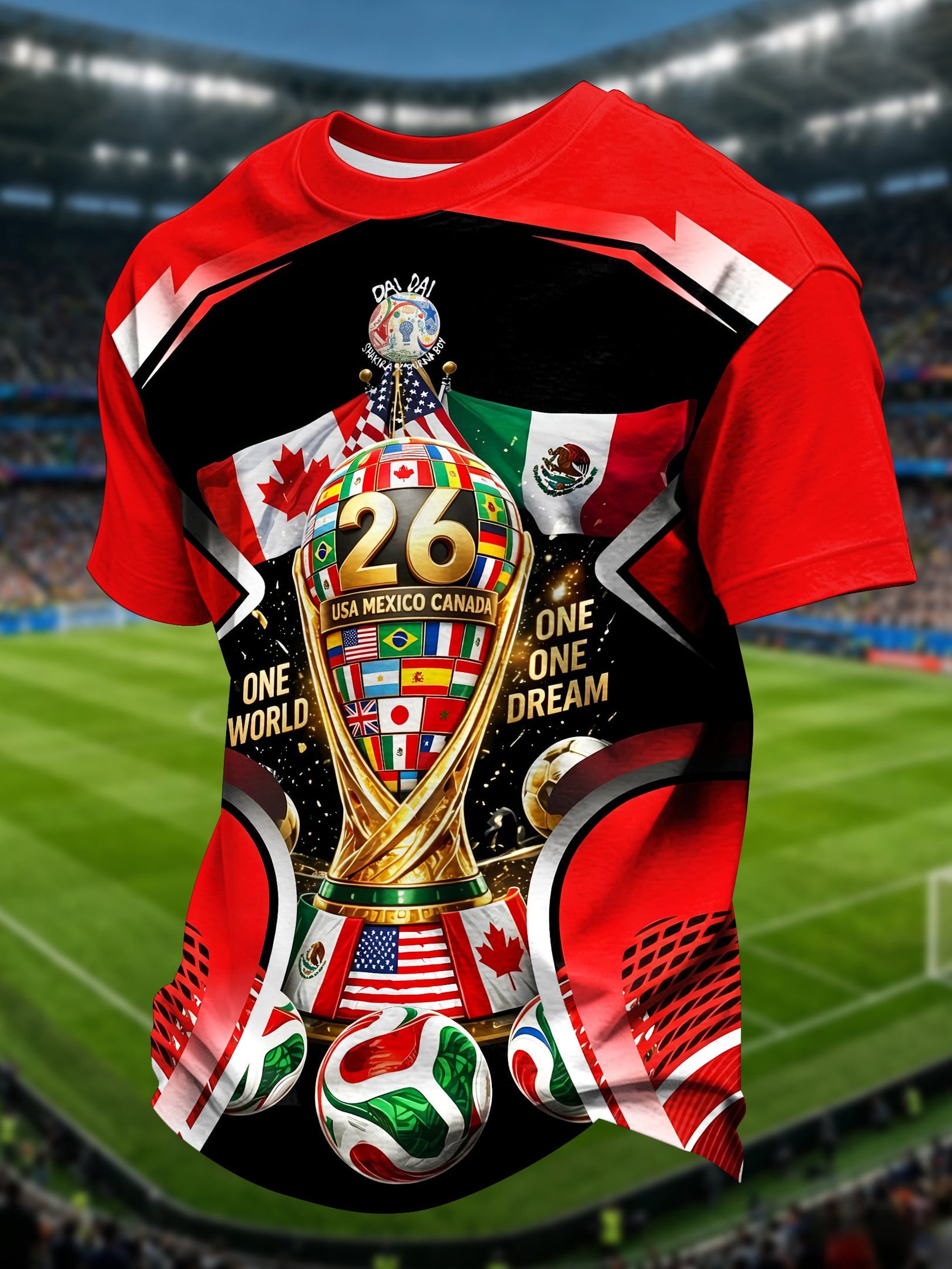 FIFA World Cup 2026 One World Dream T-Shirt One World One Dream Clothes Gift Ideas