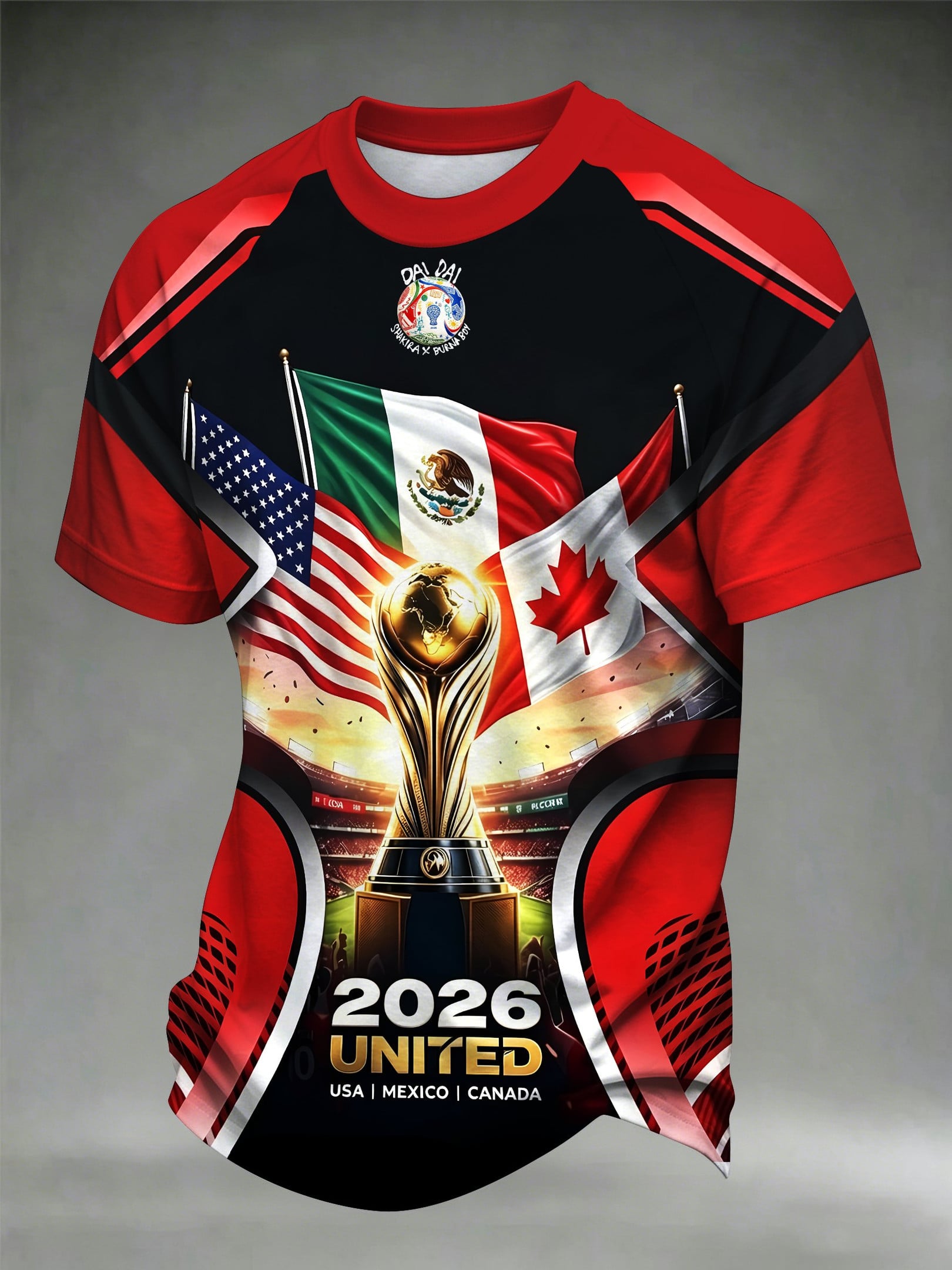 FIFA World Cup 2026 United Host Nations T-Shirt USA Mexico Canada Merch Gift For Fan Lover