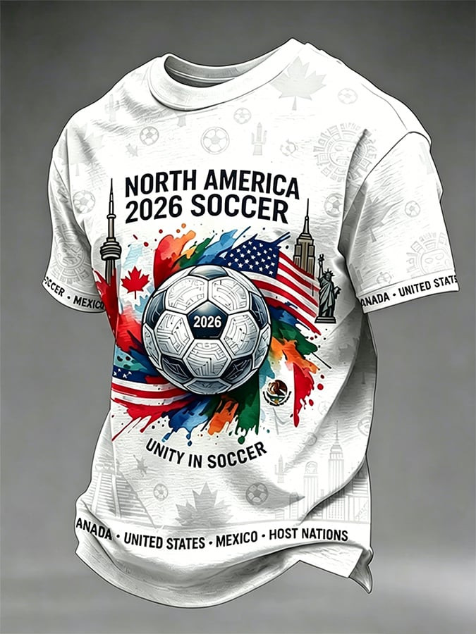 FIFA World Cup 2026 Unity In Soccer T-Shirt North America 2026 Soccer Merch Gift For Game Day