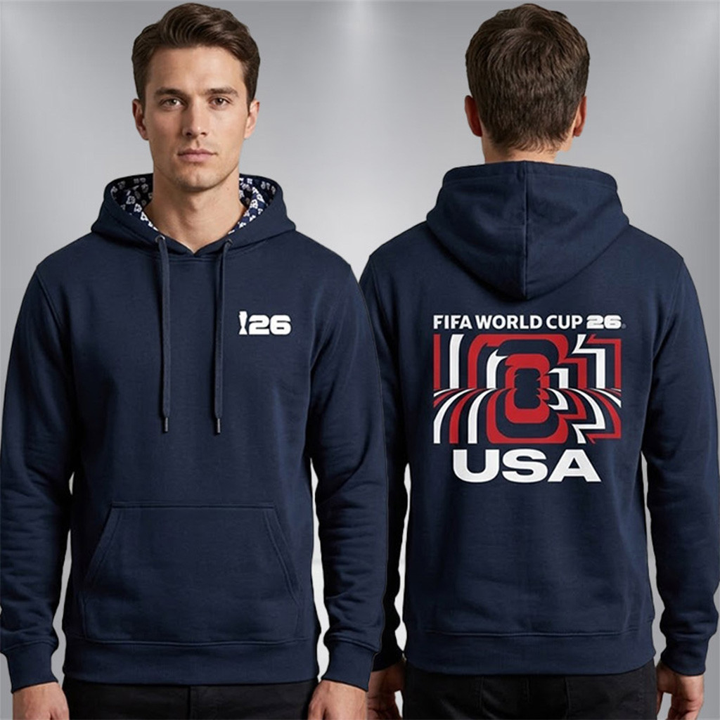 FIFA World Cup 2026 USA Soccer Hoodie Game Day Merch Gifts For Soccer Fan