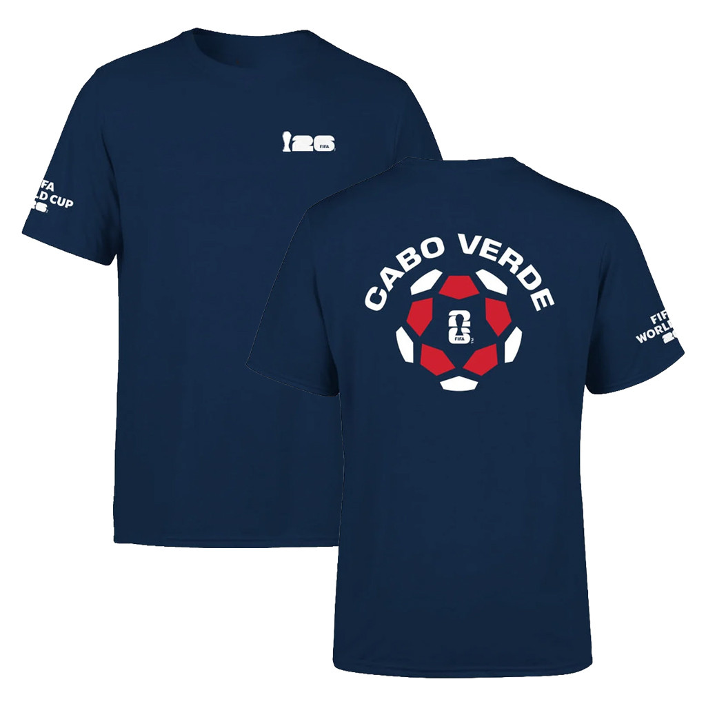 FIFA World Cup Merch 2026 Cape Verde Team T-Shirt Game Day Shirt Gifts For WC Lovers