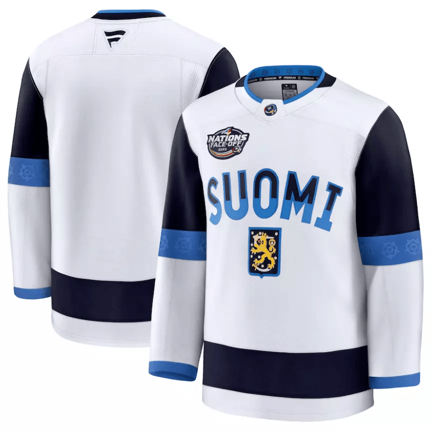 Finland 2025 4 Nations Face-Off Premium Jersey
