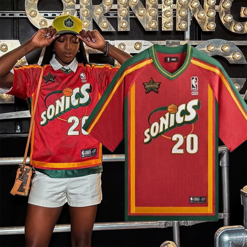 Flaujae Johnson Seattle Supersonics Leon Jersey 2026 Supersonics Merch Basketball Fan Gifts