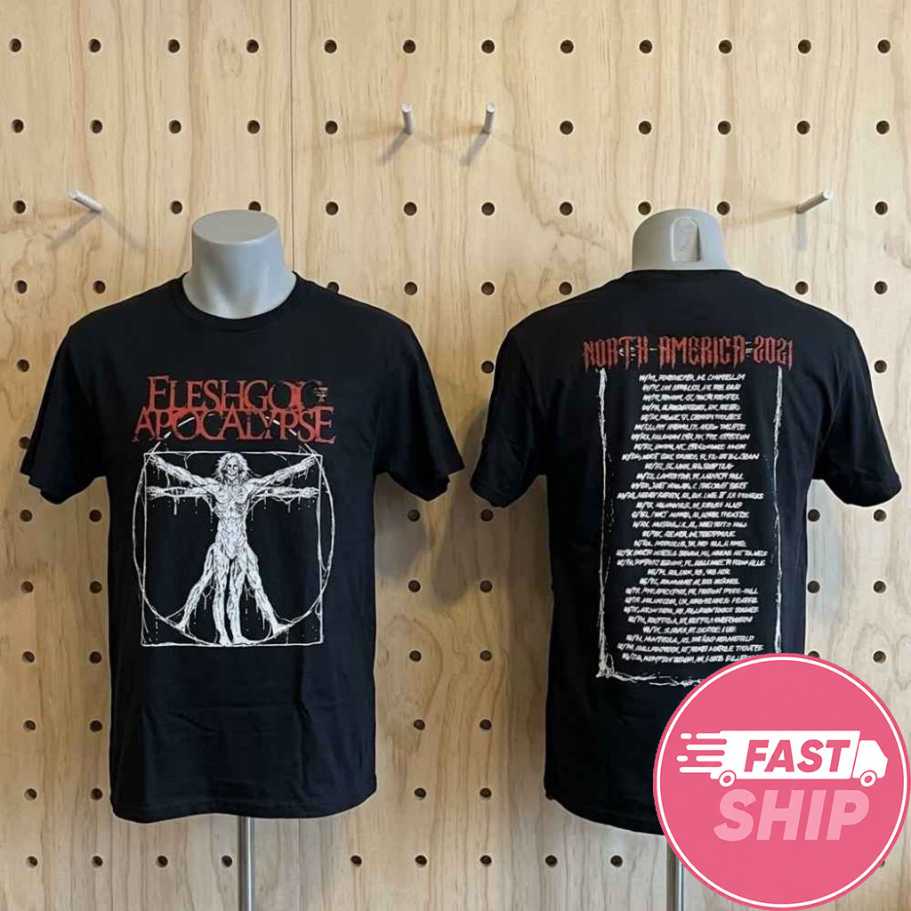 Fleshgod Apocalypse North American Tour 2026 T-Shirt Fleshgod Apocalypse Merch Fan Gifts