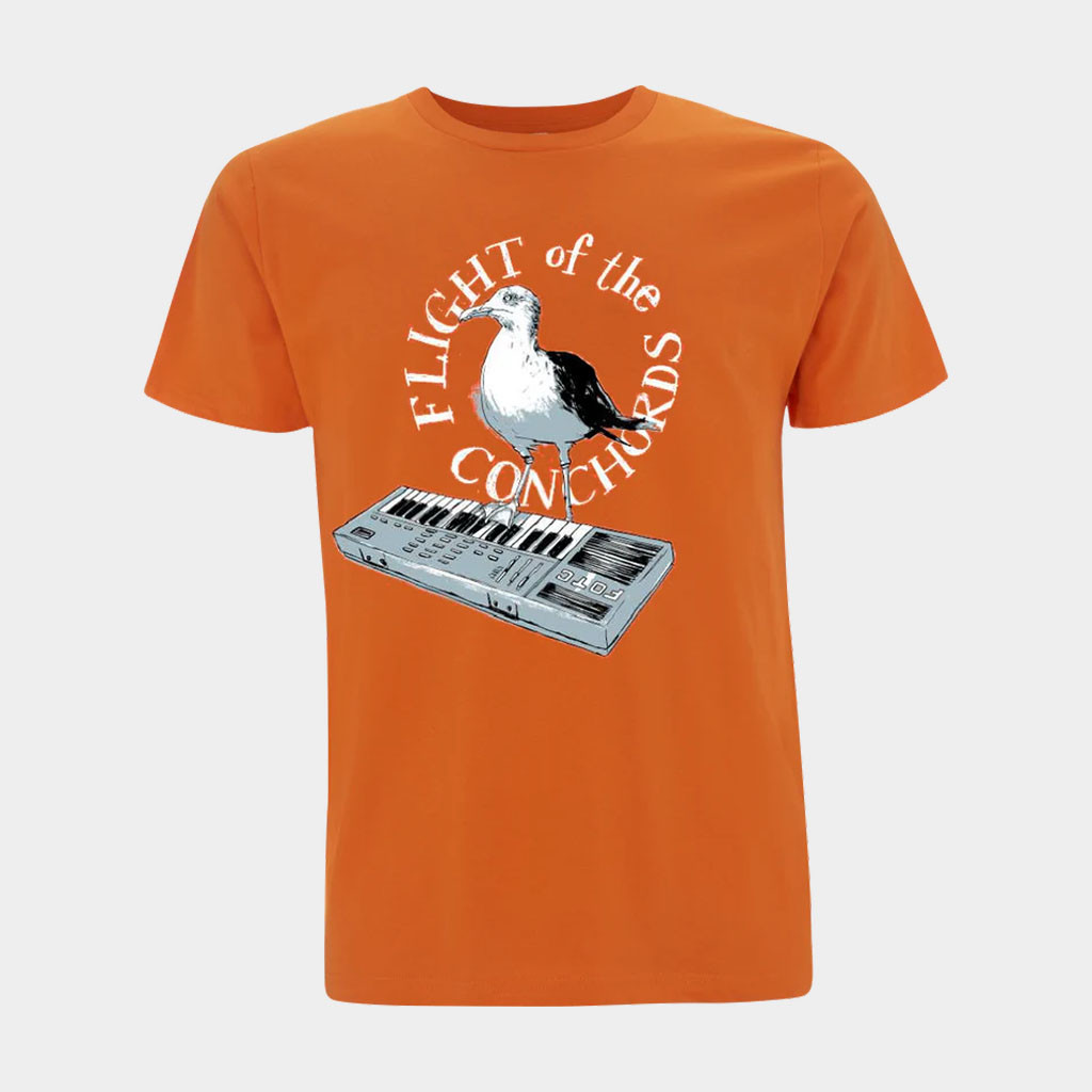 Flight Of The Conchords Merch 2026 Seagull T-Shirt Cool Gifts For Music Lovers