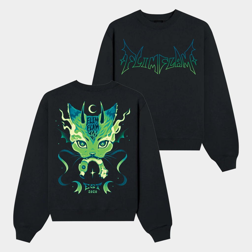 Flim Flam Merch 2026 DevilCat Crewneck Sweatshirt Gift Ideas For Friends