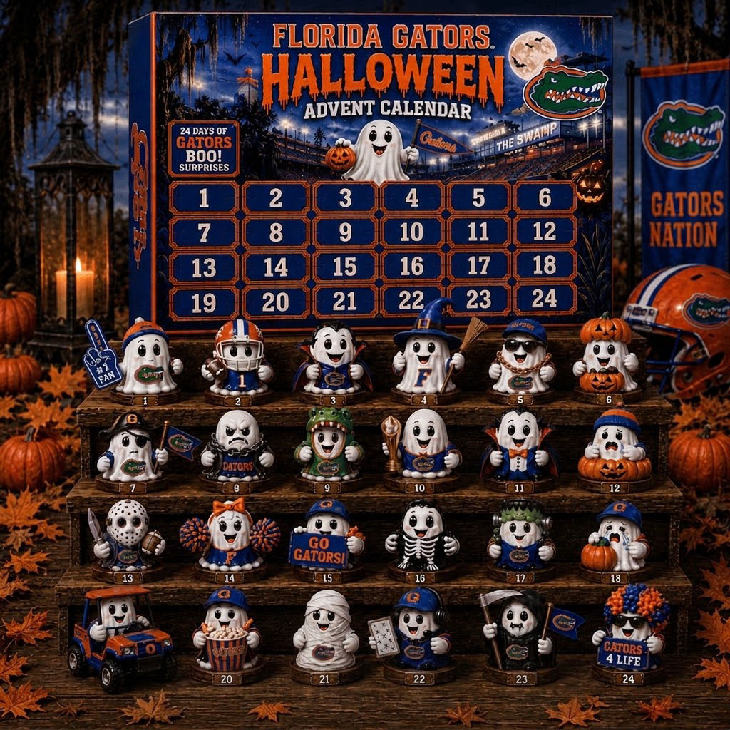 Florida Gators Halloween 2026 Advent Calendar Gators Merch Halloween Presents For Football Fans
