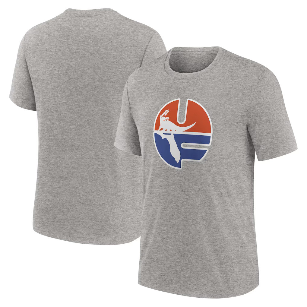 Florida Gators Merch 2026 Florida Gators Blitz Legacy T-Shirt Heather Gray Gifts For Fans