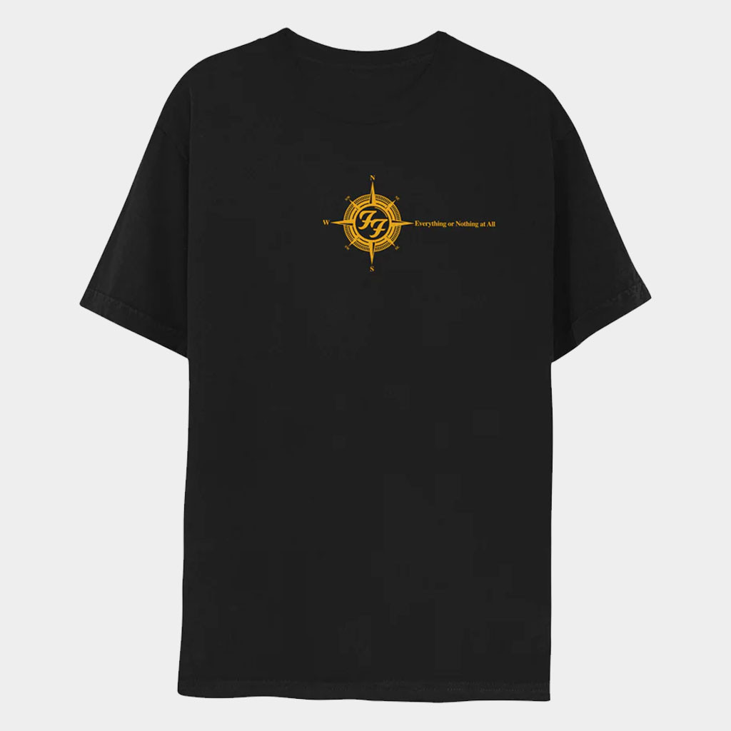 Foo Fighters Merch 2026 Compass T-Shirt Everything Or Nothing At All Shirt Rock Fan Gifts