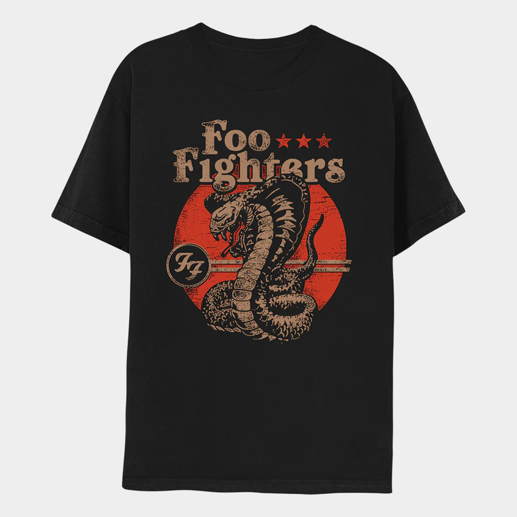 Foo Fighters Merch 2026 Foo Fighters Cobra T-Shirt Cool Gifts For Rock Fan
