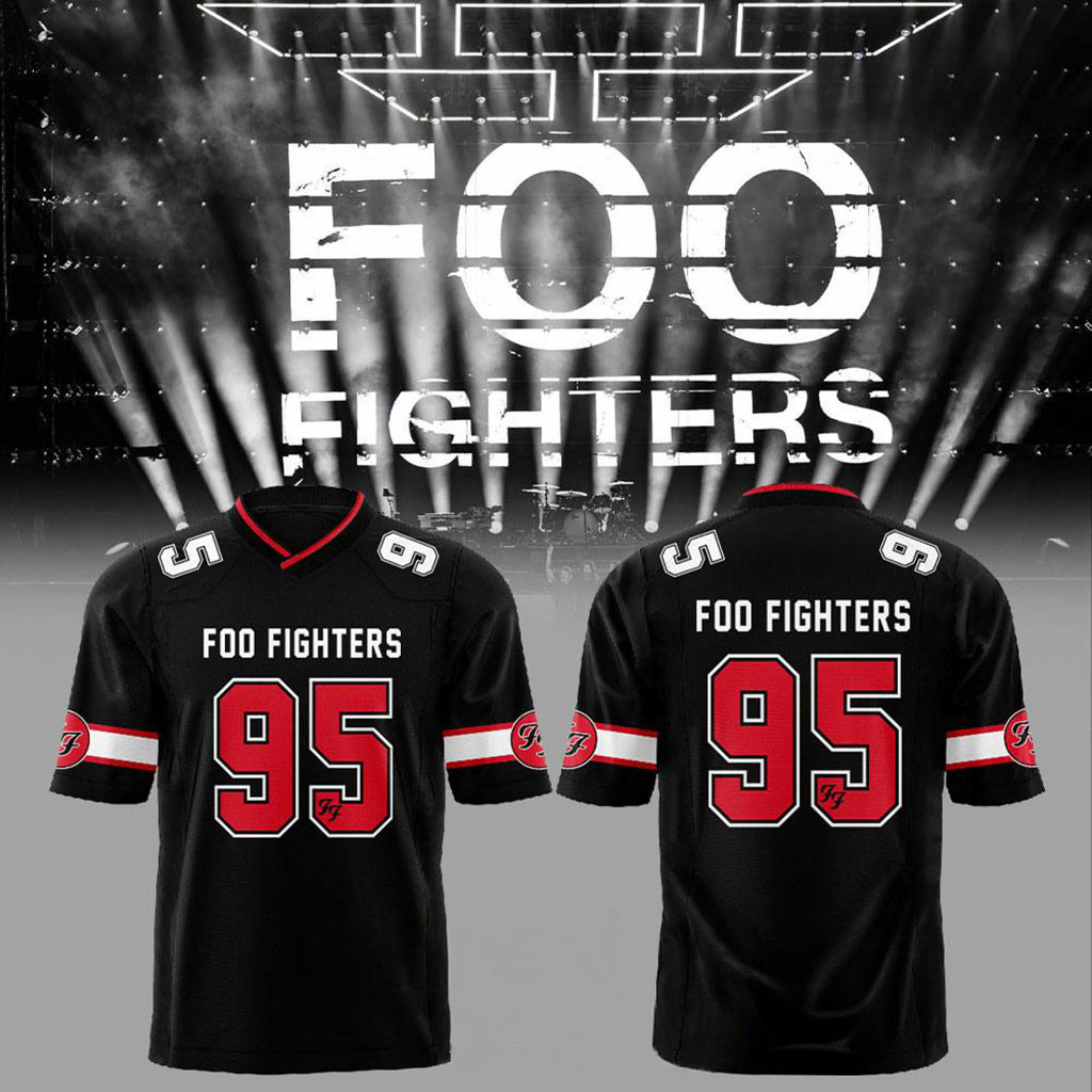 Foo Fighters Take Cover Tour 2026 2027 Special Football Jersey Foo Fighters Merch Fan Gifts