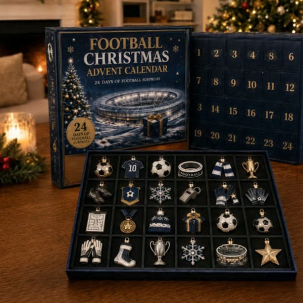 Football Christmas Advent Calendar 2026 24-Day Holiday Countdown Football Gifts for Sports Fans - Image 2