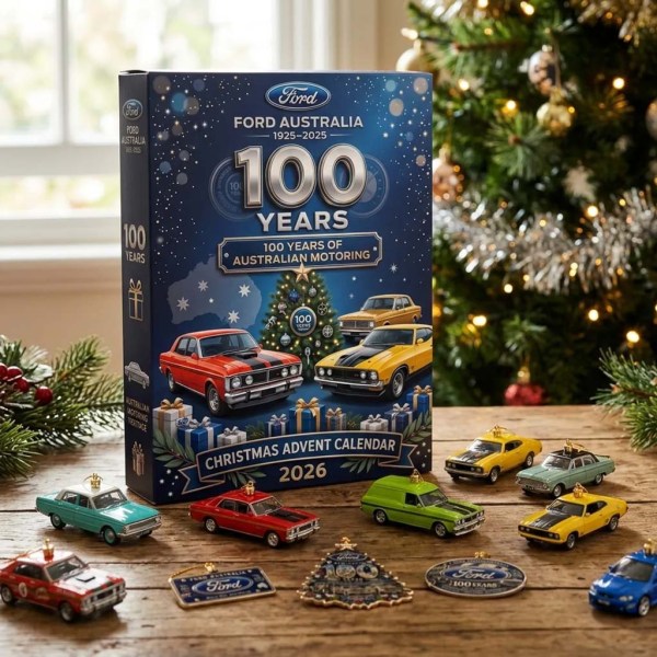 Ford Australia 100 Years Advent Calendar Christmas Ornament Gift For Car Enthusiast - Image 2