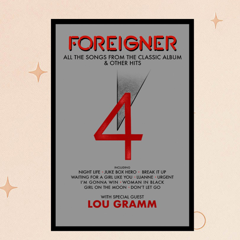 Foreigner Merch Foreigner 4 Deluxe Poster Wall Art Decor Presents For Music Lovers