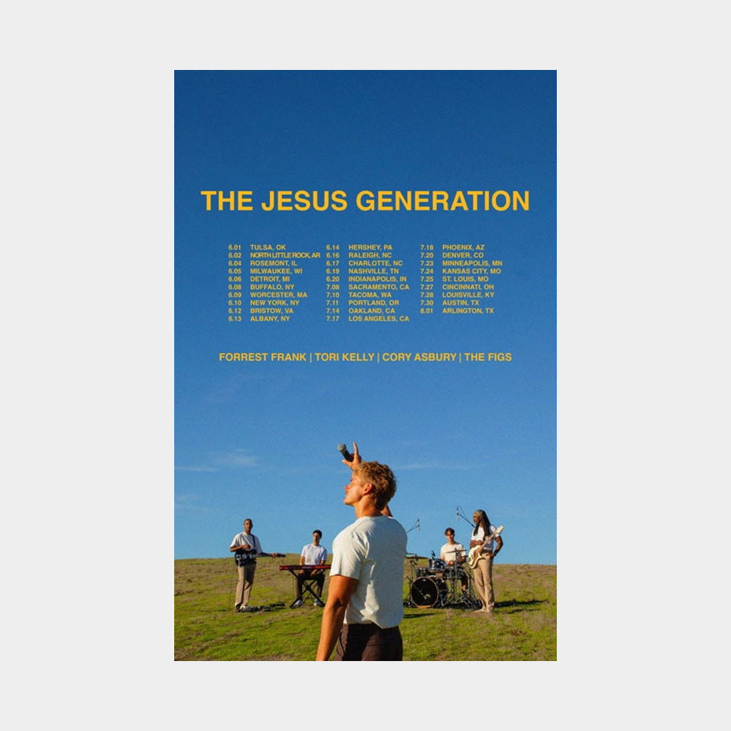 Forrest Frank Merch 2026 Jesus Generation Tour Tour Poster Wall Art Decor Gifts For Music Fans