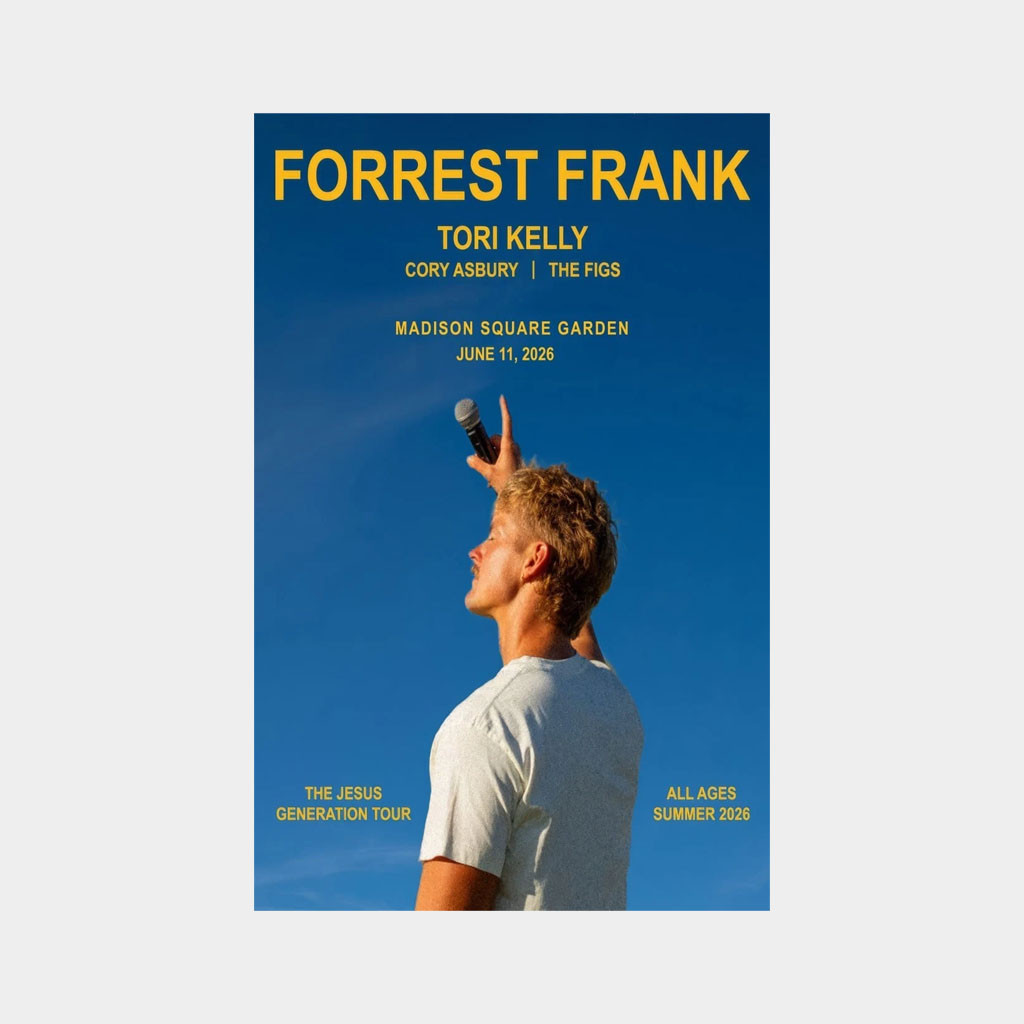 Forrest Frank Merch Forrest Frank The Jesus Generation Tour Madison Square Garden 2026 Poster