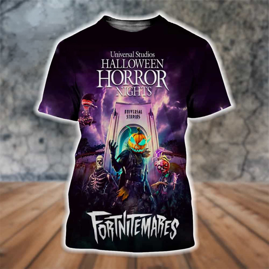 Fortnitemares Universal Studios Halloween Horror Nights 2026 T-Shirt Fortnitemares Merch Gift