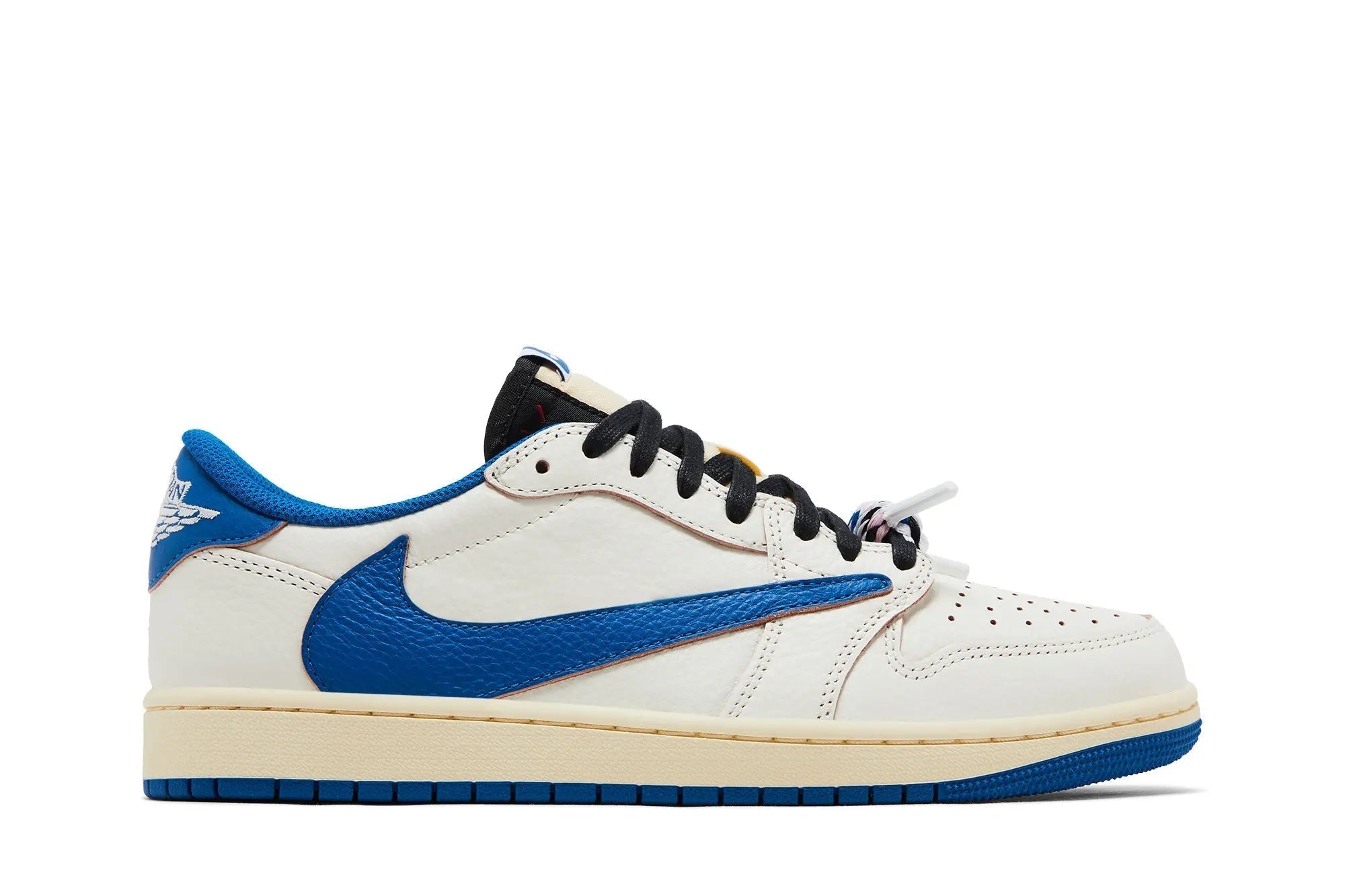 Fragment Design x Travis Scott x Jordan 1 Low OG SP 'Sail Military Blue' - Image 2