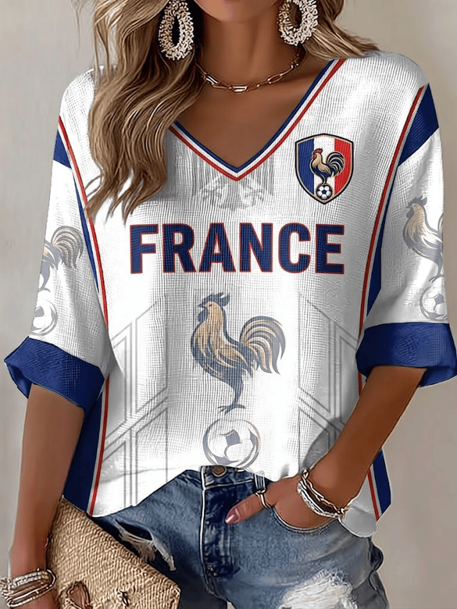 France FIFA World Cup 2026 Long Sleeve Shirt Football Fan Gear Unique Gifts For Her