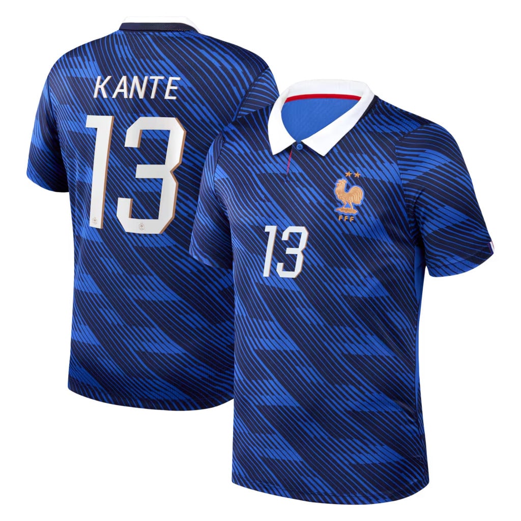 France World Cup Merch 2026 Kante #13 France National Team Home Stadium Jersey FIFA Merch
