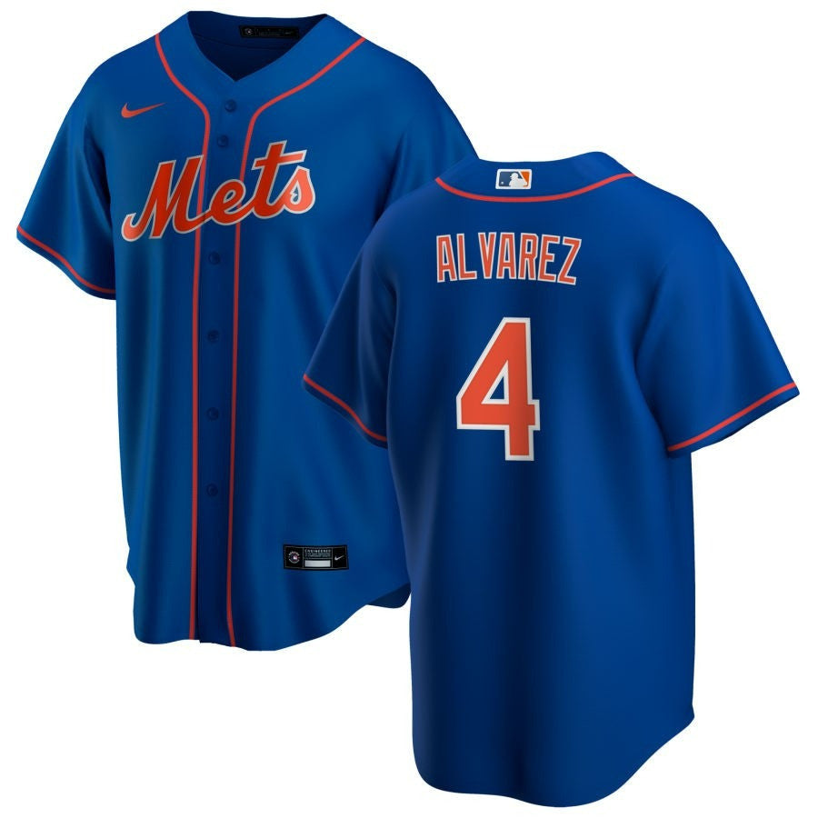 Francisco Alvarez New York Mets 2025 Alternate Replica Jersey - Royal