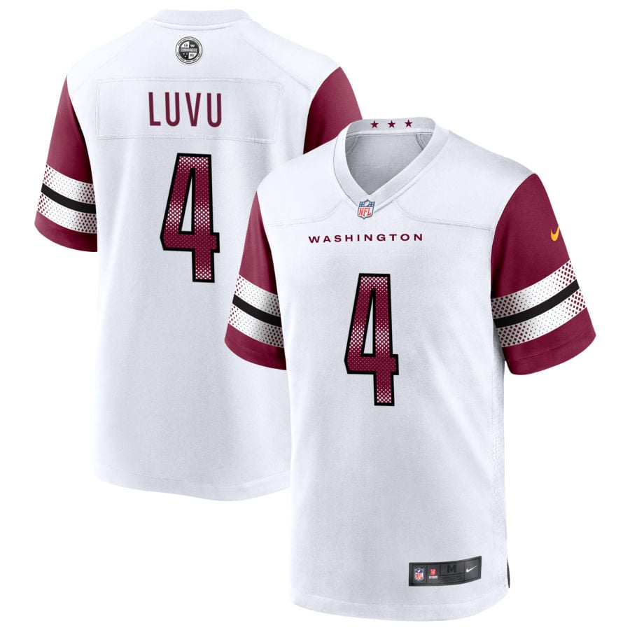 Frankie Luvu Washington Commanders 2025 Game Player Jersey - White