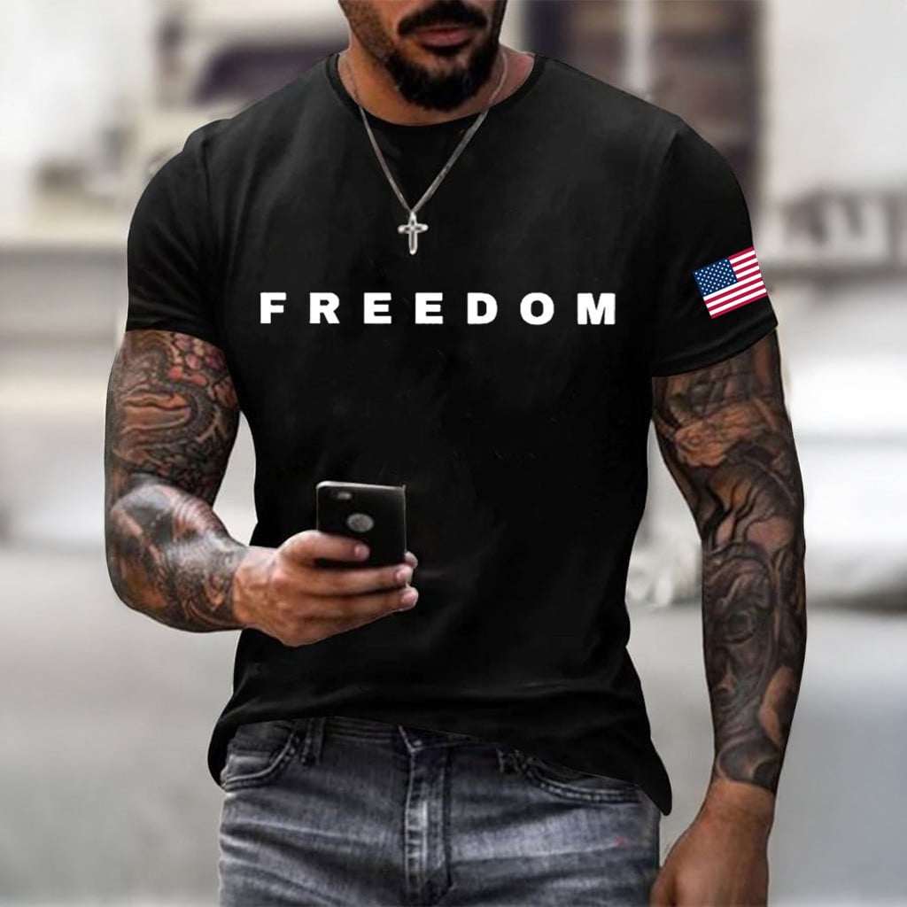Freedom Shirt Charlie Kirk Turning Point USA Clothing Charlie Kirk Merch Gifts For Trump Lovers - Image 2
