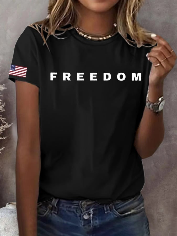 Freedom Shirt Charlie Kirk Turning Point USA Clothing Charlie Kirk Merch Gifts For Trump Lovers - Image 5