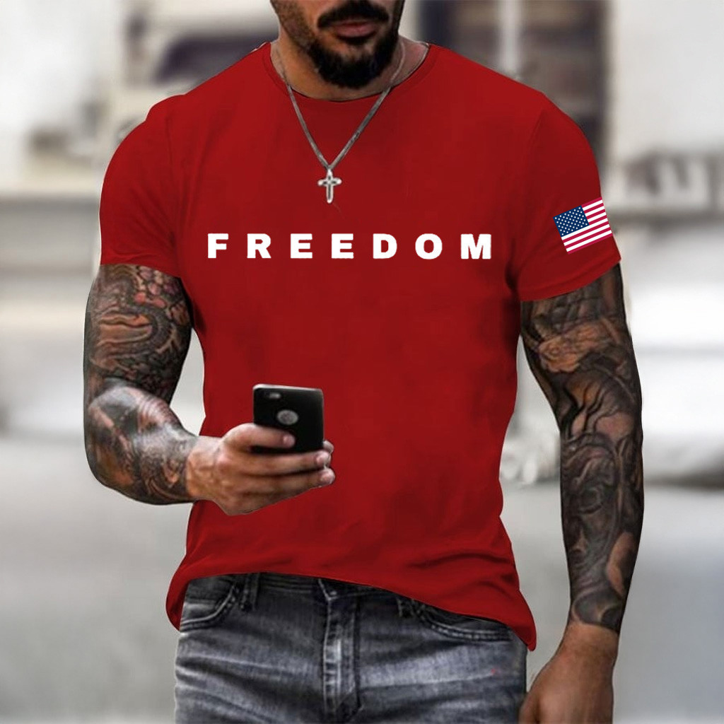 Freedom Shirt Charlie Kirk Turning Point USA Clothing Charlie Kirk Merch Gifts For Trump Lovers - Image 3