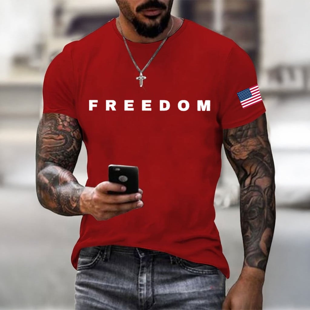 Freedom Shirt Charlie Kirk Turning Point USA Clothing Charlie Kirk Merch Gifts For Trump Lovers - Image 3