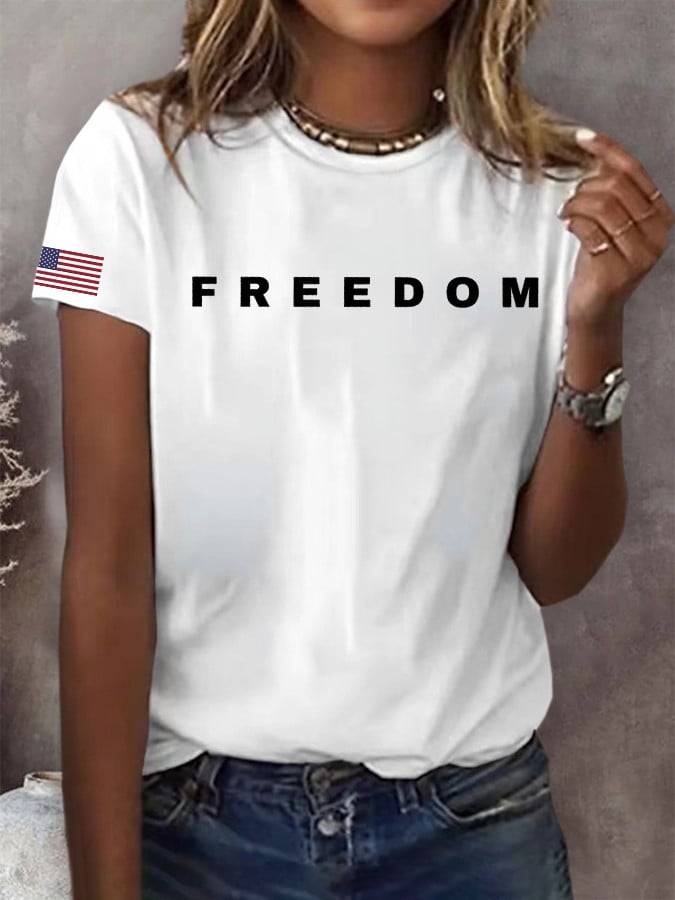 Freedom Shirt Charlie Kirk Turning Point USA Clothing Charlie Kirk Merch Gifts For Trump Lovers - Image 4