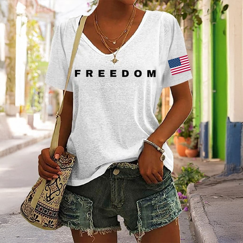 Freedom Shirt Charlie Kirk Turning Point USA Clothing Charlie Kirk Merch Gifts For Trump Lovers - Image 7