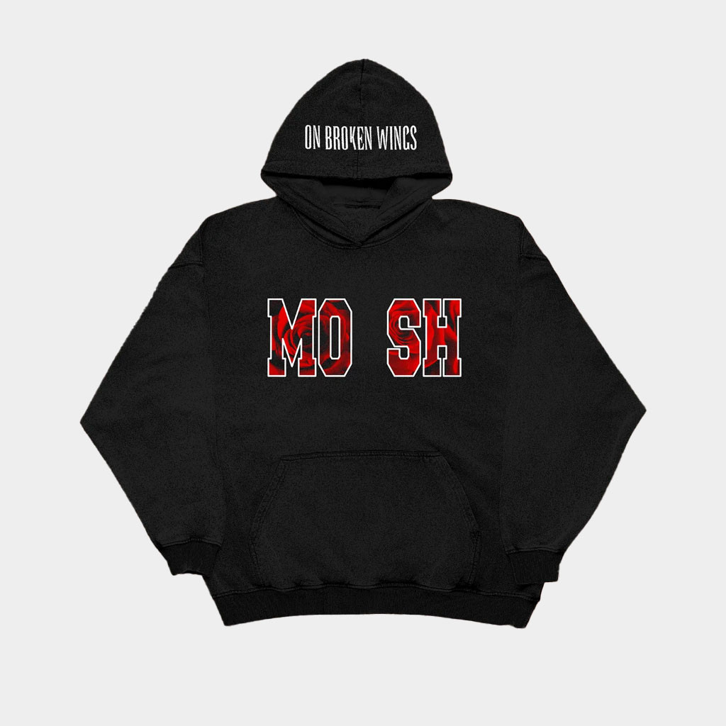 Friends Family Forever Merch On Broken Wings Mosh Rose Hoodie Gift Ideas For Brother