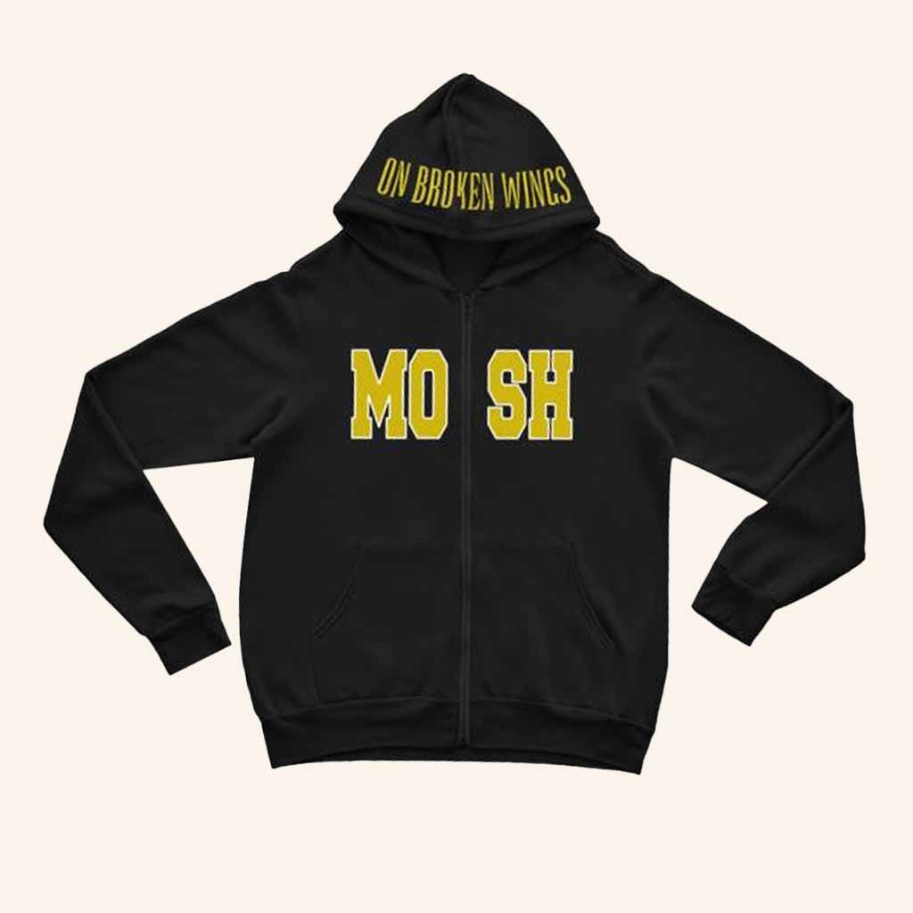Friends Family Forever Merch On Broken Wings Mosh Zip Hoodie Best Gifts For Him