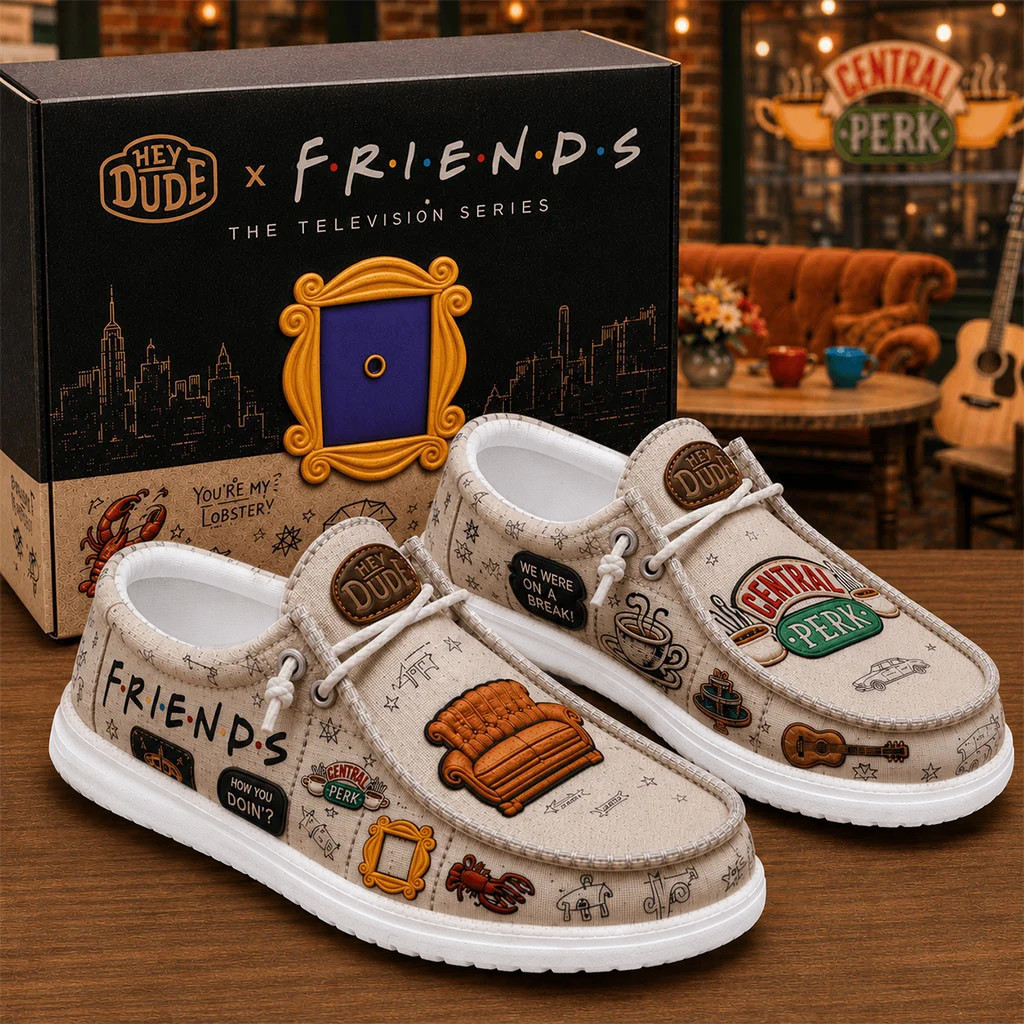 FRIENDS The Television Series Hey Dude Shoes FRIENDS Merch 2026 Gifts Ideas For BFF
