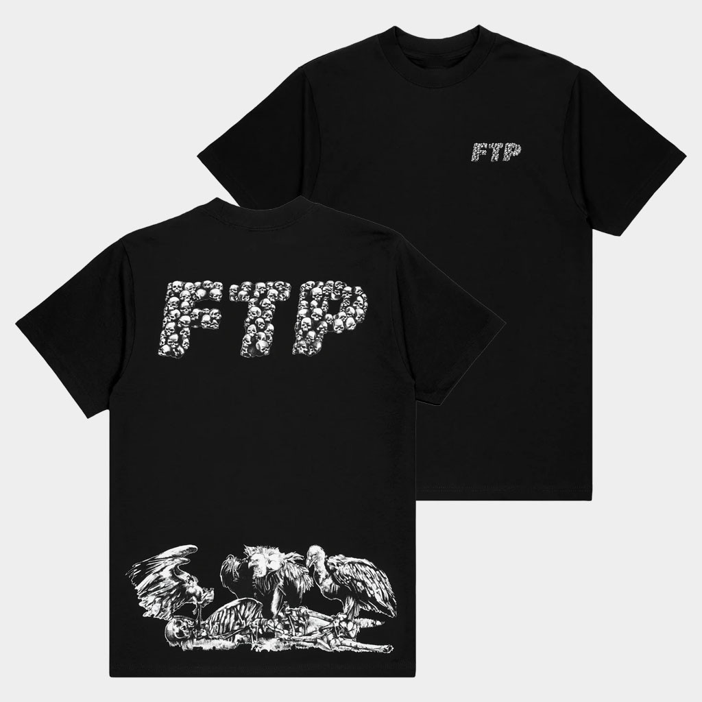 FTP Merch 2026 Skulls Logo T-Shirt Black FTP Shirt Special Present For Brother