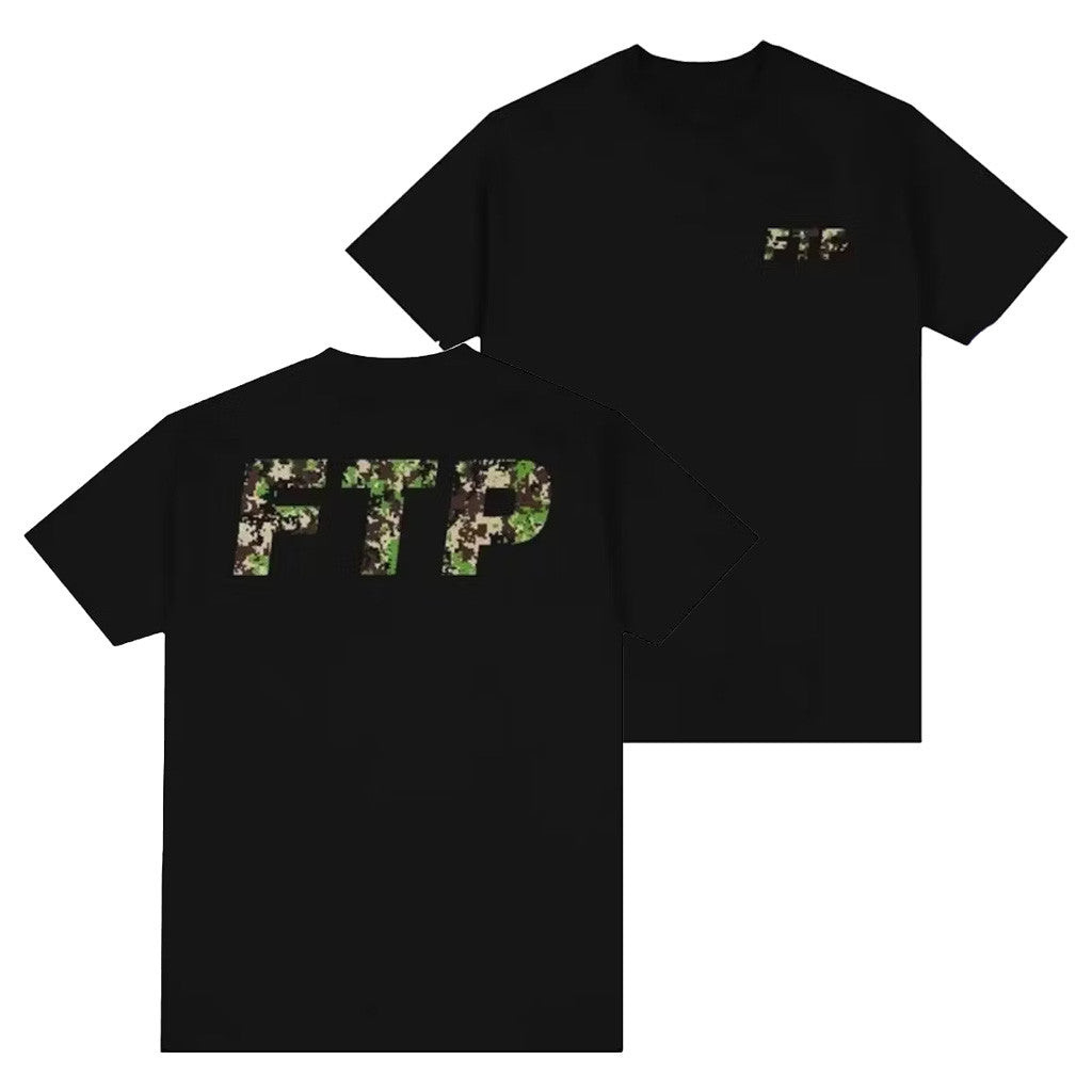 FTP Merch FTP Digital Camo Logo T-Shirt Black Best Gifts For Dad
