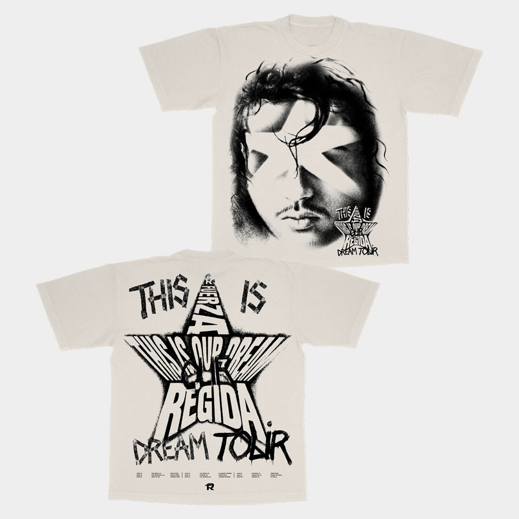 Fuerza Regida Merch 2026 Star Face T-Shirt This Is Our Dream Tour Merch Gift For Music Fans
